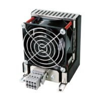 LEIPOLE JRQFM300BAP PTC fan heater, IP20, aluminum housing, ball bearing fan, 300W, prevents condensation and frost for industrial electrical enclosures