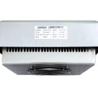 LEIPOLE F2E220-230-DP industrial top-mounted enclosure filter fan, RAL7035/RAL7032 housing, IP55 ingress protection, high airflow cabinet cooling unit
