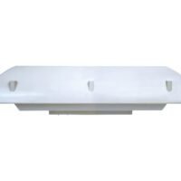 LEIPOLE F2E190-230-DSP DSP series top-mounted axial cabinet filter fan, RAL7035 housing, UL94-V2 flame retardant, industrial enclosure cooling unit
