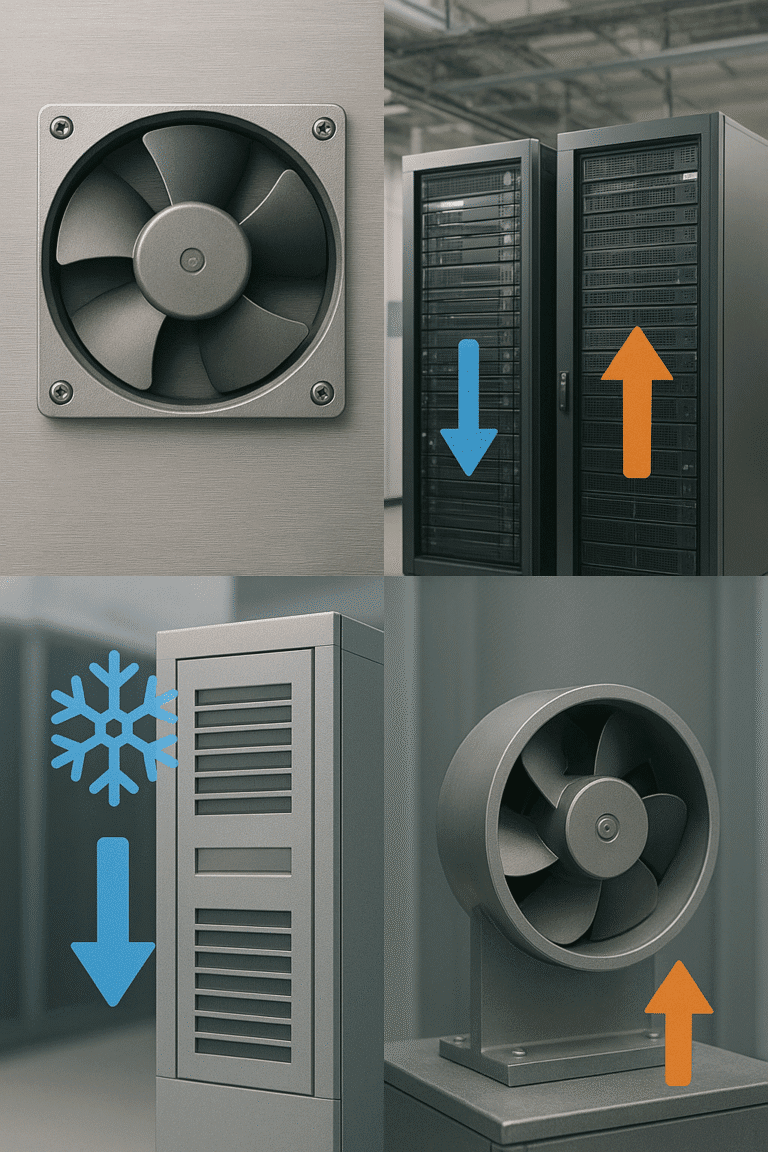Axial Fans Improve Data Center Cooling Tackling Cold Air Bypass and Hot Air Recirculation