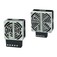 JRQFM100BA: 100W DIN Rail Enclosure Heater, Anti-Condensation Fan Heater