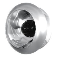 LEIPOLE 355FLW4A1 industrial backward centrifugal fan, aluminum impeller, IP44 protection, IEC Grade F insulation, high airflow industrial ventilation and HVAC unit