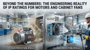 Motor & Cabinet Fan IP Ratings Stop Equipment Overheating