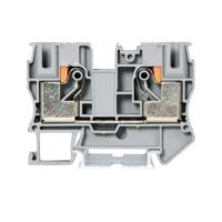 LEIPOLE JPT 10 feed-through terminal block, screw connection, DIN rail mount, industrial electrical wiring component