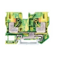 LEIPOLE JPT 10-PE grounding terminal block, screw connection, DIN rail mount, industrial earthing protection component