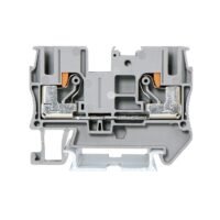 LEIPOLE JPT 6 feed-through terminal block, screw connection, DIN rail mount, industrial electrical wiring component