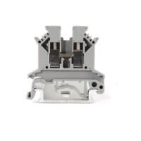 LEIPOLE JUK 2.5N and JUK 2.5N-BU compact screw terminal block, DIN rail mounted, for industrial cabinet wiring and circuit connection