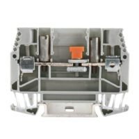 LEIPOLE JWTL 6/1 testing disconnect terminal block, DIN rail mount, 0.75–6mm² cross section, industrial wiring component