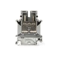 LEIPOLE JUK 16N and JUK 16N-BU heavy-duty screw terminal block, DIN rail installation, for high-current circuit wiring in electrical cabinets