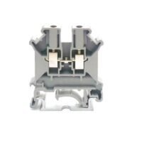 LEIPOLE JUK 3N and JUK 3N-BU screw type terminal block, DIN rail mounting, for electrical cabinet internal wiring connection