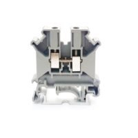 LEIPOLE JUK 5N and JUK 5N-BU screw type terminal block, DIN rail mounting, for electrical cabinet internal wiring connection