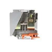 LEIPOLE JUKH 50 and JUKH 50-BU large cross-section high current terminal block, DIN rail mounted, for industrial power distribution cabinet wiring