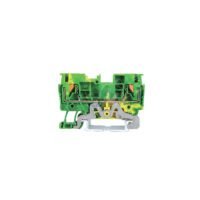 LEIPOLE JPT 1.5-PE ground terminal block, screw connection, DIN rail mount, industrial earthing component
