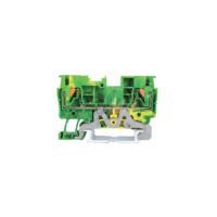LEIPOLE JPT 2.5-PE ground terminal block, screw connection, DIN rail mount, industrial earthing part