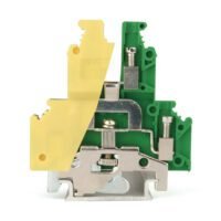 LEIPOLE JUKK5-PE ground terminal block screw connection DIN rail mount industrial earthing component