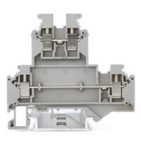 LEIPOLE JUKKB-3/JUKKB-3-BU screw connection terminal block DIN rail mount industrial wiring unit