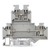 LEIPOLE JUKKB-5/JUKKB-5-BU screw connection terminal block DIN rail mount industrial wiring component
