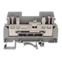 LEIPOLE JURTK/S JURTK/S-BU test disconnect terminal block screw connection DIN rail mount industrial wiring component