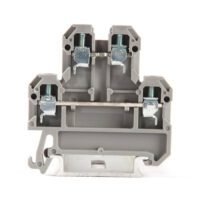 LEIPOLE JXB-4/35 S1 two-layers screw connection terminal block, DIN rail mount, 0.2–4mm² cross section, industrial wiring component