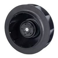 Leipole 250FLW2VRP/VR EC centrifugal fan, 230V AC, ball bearing, IP44, Ø250x129mm, 1400m³/h airflow, CE certified