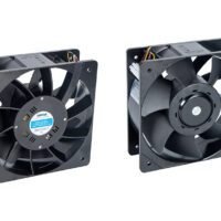 Leipole F2E-205B23HRP EC compact fan, 230V AC, ball bearing, rotation detection + PWM function, 206.4x206.4x72mm, CE certified