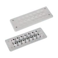 MH24 F 20-1 cable entry plate, IP66, UL94 V0, 154x56x19mm, 20-cable capacity
