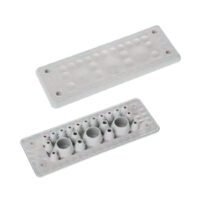 MH24 F 22-1 cable entry plate, IP66, UL94 V0, 154x56x19mm, 22-cable capacity