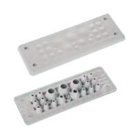 MH24 F 23-1 cable entry plate, IP66 rated, UL94 V-0 flame retardant, 23 cable ports for electrical enclosures