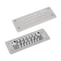 MH24 F 30-2 cable entry plate, IP66, UL94 V0, 154x56x19mm, 30-cable capacity
