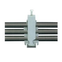 LEIPOLE UB12.3 galvanized steel cable clamp, industrial electrical enclosure cable fixation clamp
