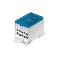 Leipole UHTT-250/35-120/16X10 power distribution block, 1 input 16 outputs, 35-120mm² input, 4-10mm² output, IP20, CE RoHS certified