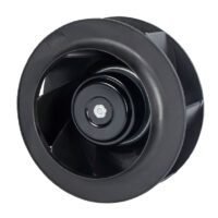 225FLW2HR centrifugal cooling fan, stable wind pressure, 230V power supply, corrosion resistant housing for cabinet cooling and ventilation