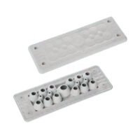 MH24 F 17-3 cable entry plate, IP66, UL94 V0, 154x56x19mm, 17-cable capacity