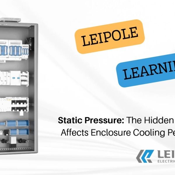 Static pressure leipole enclosure cooling