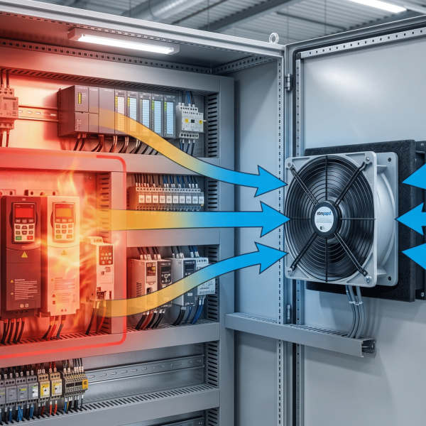 What Is the Axial Flow Fan Working Principle in Electrical Cabinet Cooling